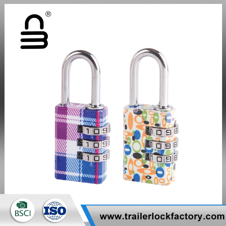 3 ຕົວເລກ Aluminum Combination Padlock