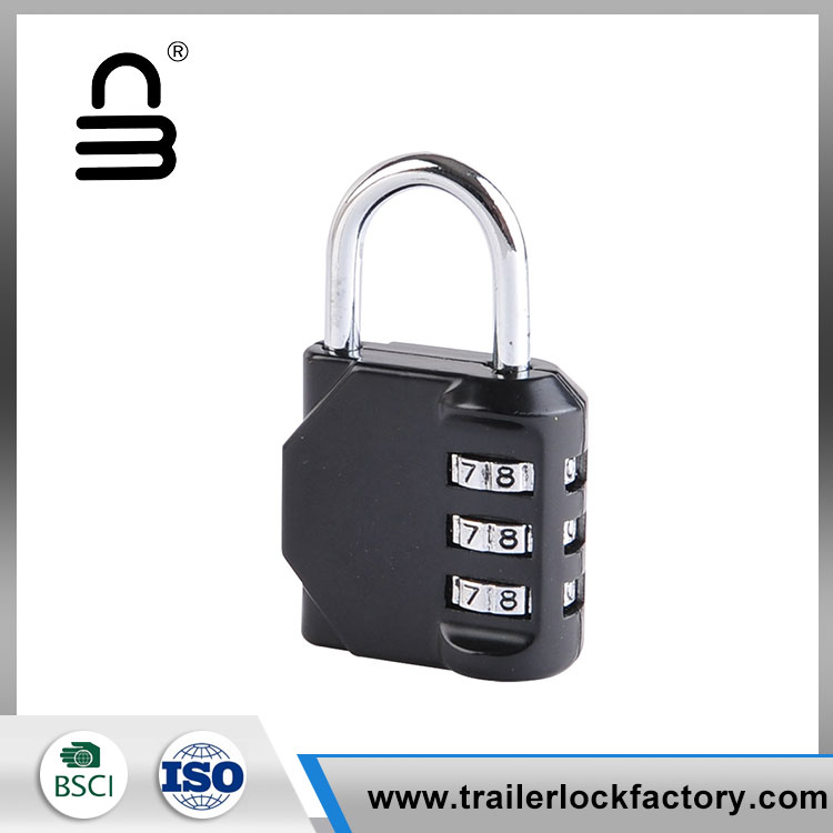 3 Number Combination Zinc Alloy Padlock