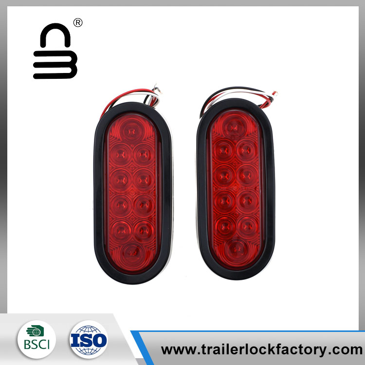 6 ນິ້ວ 10 Led Oval Stop Turn Light