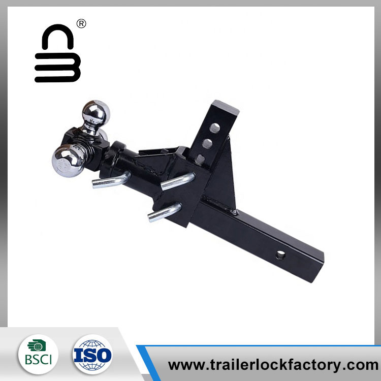 ປັບ Towbar Ball Mount Tongue Hitch 4 ຕໍາແຫນ່ງ