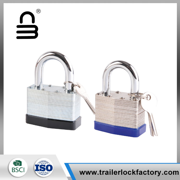 Laminated Steel Padlock ຄວາມປອດໄພ Pad Lock