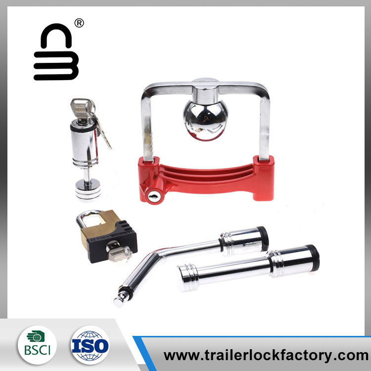 ສີແດງ Trailer Hitch Lock Set