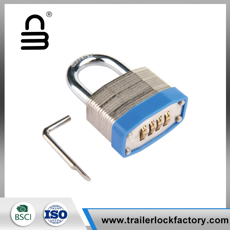 Resettable Outdoor Combination Laminated Steel Padlock